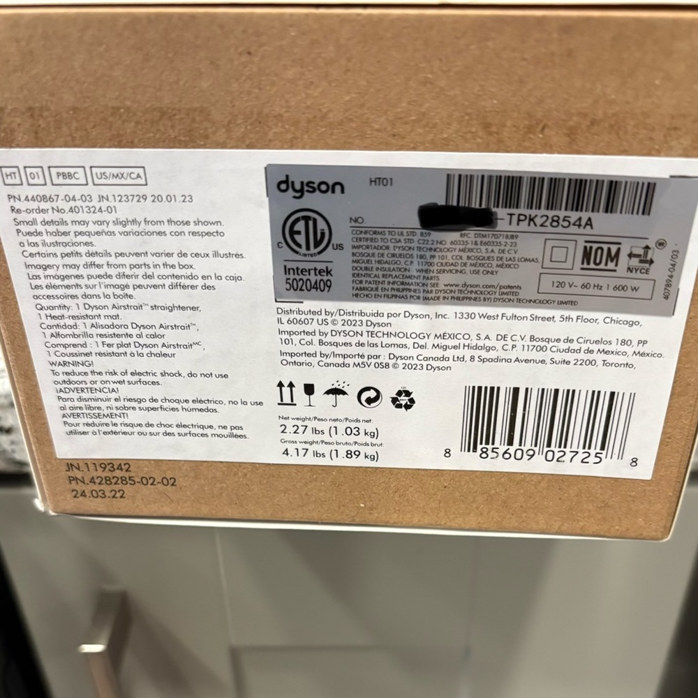 Dyson Airstrait Straightener – Brand New Sealed – Authentic - Picture 2 of 6